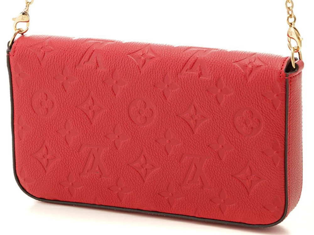 Louis Vuitton Shoulder Bag Pochette Felicie Mono Empreinte Black